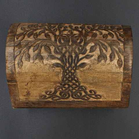Tree Of Life Wooden Chest