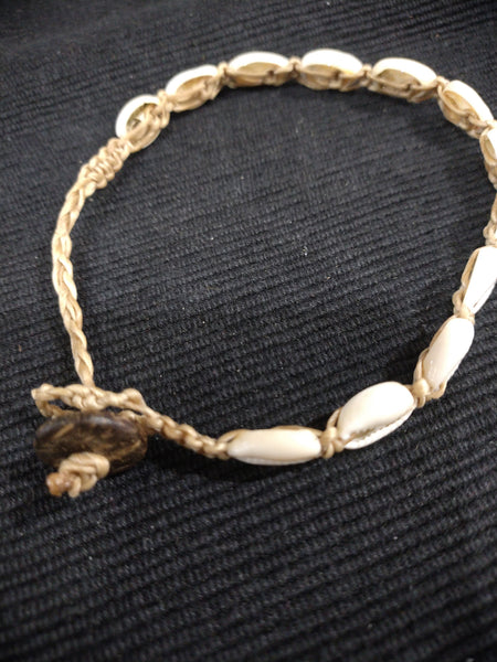 Handmade Cowrie Shell Anklet