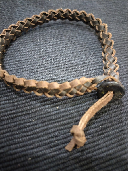 Handmade Leather-Weave Bracelet
