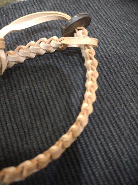Handmade Leather-Weave Bracelet