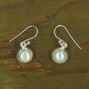 Pearl Round Earring