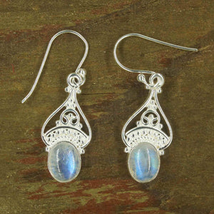 Moonstone Crown Lace Earrings